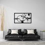 Wallity Accesorio Decorativo de Pared de Metal Negro